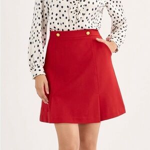 Cabi Broadcast Skirt Size 0 in Red Spring 2025 #6754